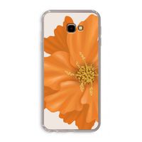 Orange Ellila flower: Samsung Galaxy J4 Plus Transparant Hoesje