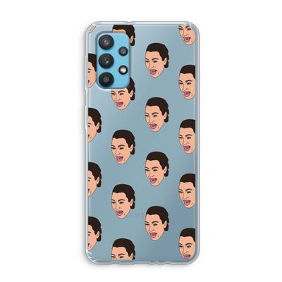 Ugly Cry Call: Samsung Galaxy A32 4G Transparant Hoesje