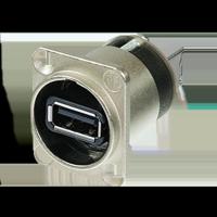 Neutrik Neutrik USB D-size voor inbouw van usb aansluiting