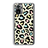 Leopard pattern: Xiaomi Redmi Note 10S Transparant Hoesje