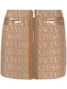 Versace minijupe Versace Allover - Marron