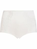 Dolce & Gabbana culotte taille-haute à empiècements en dentelle - Blanc