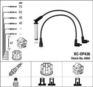 Bougiekabelset RCOP436
