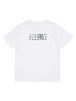 MM6 Maison Margiela Kids t-shirt en coton à numéros imprimés - Blanc - thumbnail