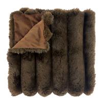 Plaid Liebe Taupe 150x200