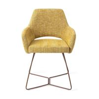 Jesper Home Yanai eetkamerstoel Lemon Limes beehive rose