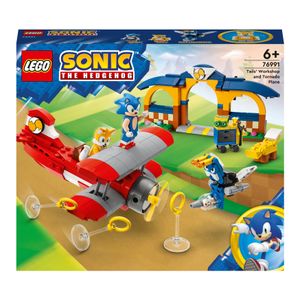 LEGO Sonic the Hedgehog 76991 Tails' werkplaats en Tornado vliegtuig