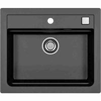 Inbouwspoelbak - Graniet - Zwart - 1 bak - 59 x 50 cm - ATROX - STRADOUR