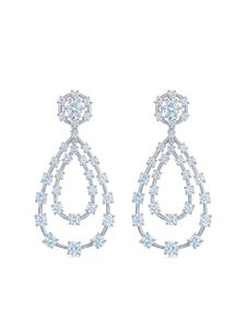 KWIAT boucles d'oreilles Starry Night en or blanc 18ct ornées de diamants