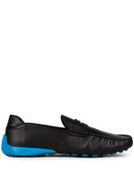 Tod's Automobili Lamborghini mocassins en cuir - Noir