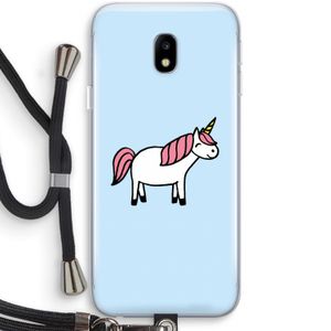 Eenhoorn: Samsung Galaxy J3 (2017) Transparant Hoesje met koord