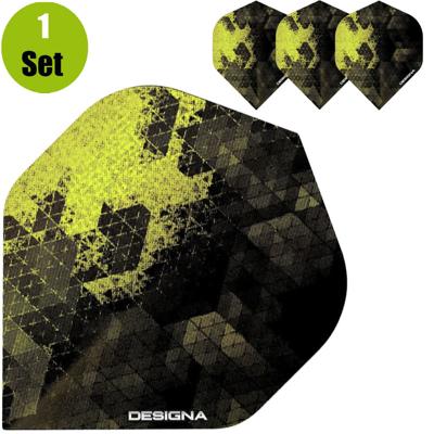 Designa Rock Dartflights - Geel