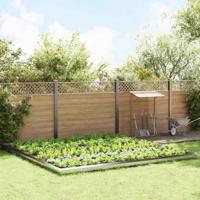 VidaXL Slakkenhekken 20 pcs zilver roestvrij staal