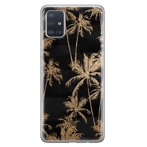 Samsung Galaxy A71 siliconen hoesje - Palmbomen