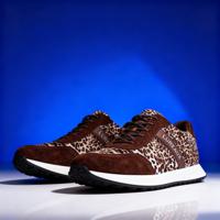 The Leopard Dandy Runners Lureaux - Handgemaakte Nette Schoenen Voor Heren