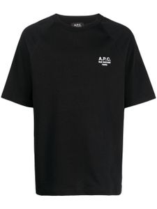 A.P.C. t-shirt Willy à logo brodé - Noir