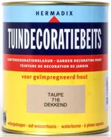 Tuindecoratiebeits 716 taupe 750 ml - Hermadix