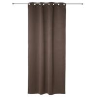 Atmosphera verduisterende gordijnen - set 2x stuks - B135 x L240 cm - taupe - geplooid