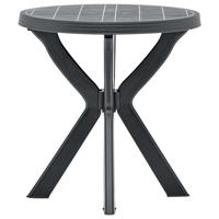 Bistrotafel Ø70 cm kunststof antraciet
