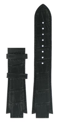 Horlogeband Tissot T60152113A / T610014537 Leder Zwart 13mm