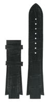 Horlogeband Tissot T60152113A / T610014537 Leder Zwart 13mm