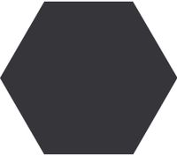 Tegelsample: Jabo Hexagon Timeless vloertegel black 15x17