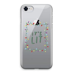 It's Lit: iPhone 8 Transparant Hoesje
