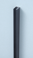 Sub 066 wandprofiel walk-in 200 cm voor 8 mm glasdikte, mat zwart