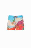Tropisch eiland badpak - MATERIAL FINISHES - M