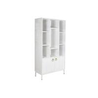 Planken DKD Home Decor Wit Metaal Mangohout 90 x 40 x 180 cm