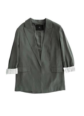Withblack Wblmaya Tailored Blazer Blazers Suns Grey
