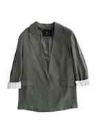 Withblack Wblmaya Tailored Blazer Blazers Suns Grey