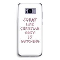 Christian Grey: Samsung Galaxy S8 Transparant Hoesje