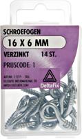 Schroefoog 16x6mm verz 14st - Deltafix