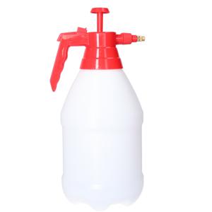 Plantenspuit met hoge druk sproeier/vernevelaar - kunststof - 3 liter - rood/wit - 34 cm