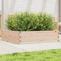 VidaXL Plantenbak 90x90x23 cm massief grenenhout