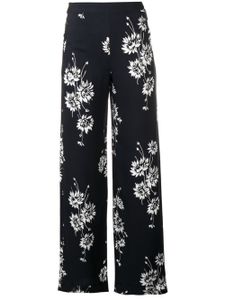 McQ Swallow pantalon à fleurs - Noir