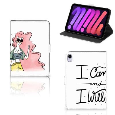 iPad Mini 6 (2021) Hippe Tablet Hoes i Can iPad Mini 6 (2021) Hippe Tablet Hoes i Can