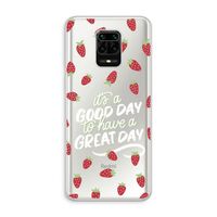 Don't forget to have a great day: Xiaomi Redmi Note 10 Lite Transparant Hoesje