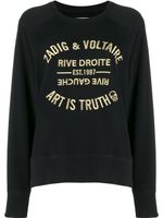 Zadig&Voltaire sweat Art Is Truth brodé - Noir - thumbnail