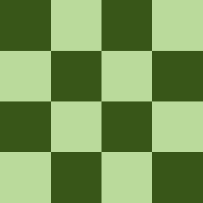 Donker en lichtgroen motief tegels behang