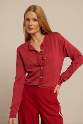 Studio Anneloes Jerry Cardigan 13693 Vest 4000 Ruby Red