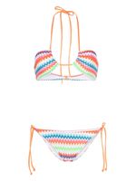 MC2 Saint Barth bikini à imprimé zig-zag - Orange