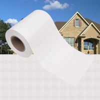VidaXL Tuinschermen 4 st 35x0,19 m pvc wit