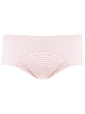 Amir Slama slip de bain à empiècements - Rose