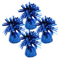 Ballon gewichtjes - 8x - blauw - 170 gram - gewichtjes voor helium ballontrosjes   -