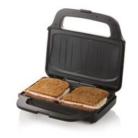 Domo DO9195C sandwich maker 900 W Zwart, Roestvrijstaal - thumbnail