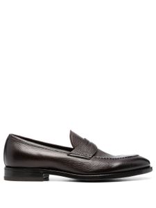 Henderson Baracco mocassins en cuir grainé - Marron