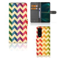 Sony Xperia 5III | Telefoon Hoesje | Zigzag Multi Color