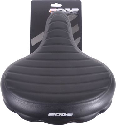 Edge Fietszadel urban xl wave - zwart